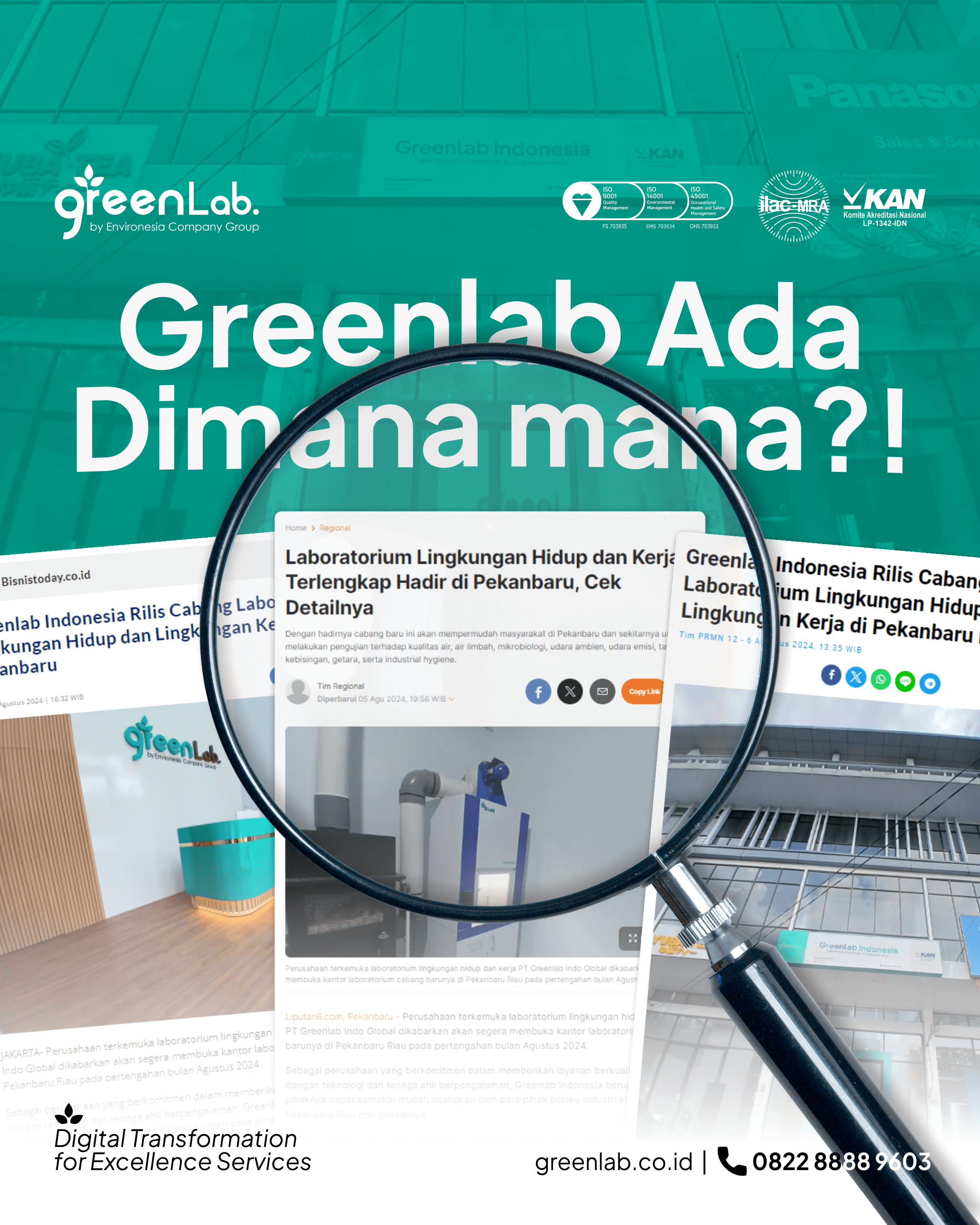 Pembukaan Greenlab Pekanbaru Branch